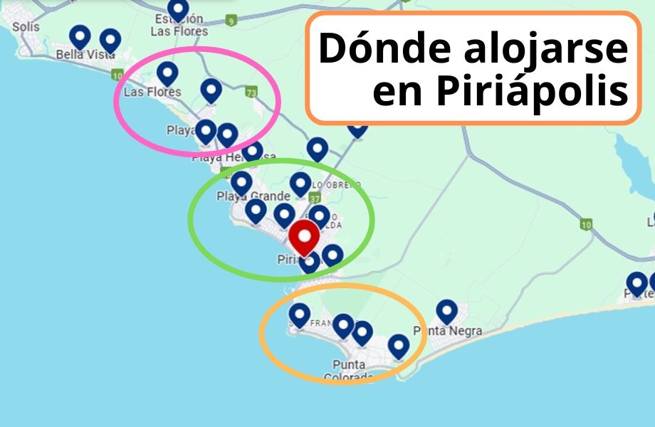 Opciones de alojamiento en Piriápolis: Zonas y Hoteles recomendados