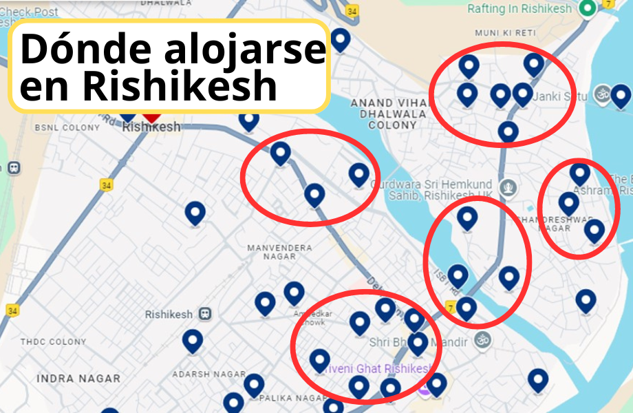 Dónde hospedarse en Rishikesh, India: Mejores Áreas y Alojamientos