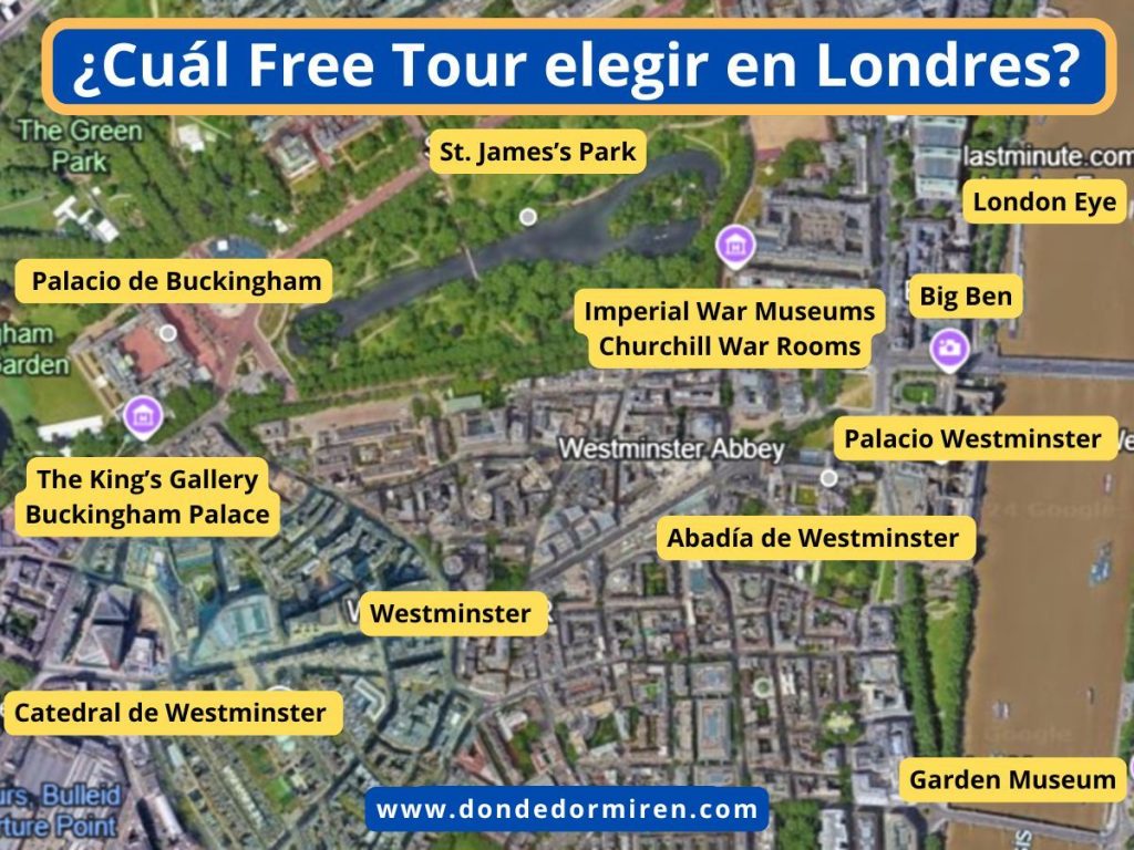 ¿Cuál FREE TOUR en Londres seleccionar? Comparativa