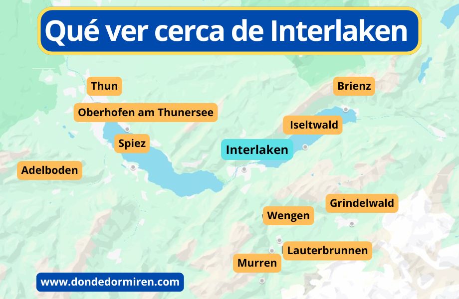 Qué explorar cerca de Interlaken (10 pueblos en sus alrededores)