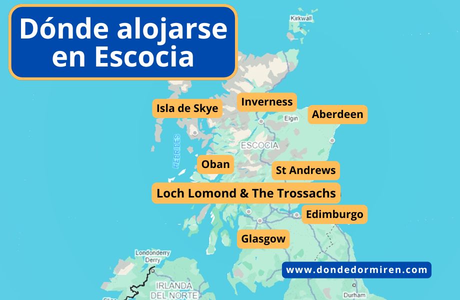 Dónde hospedarse en Escocia: Las Ciudades y Pueblos Más Encantadores