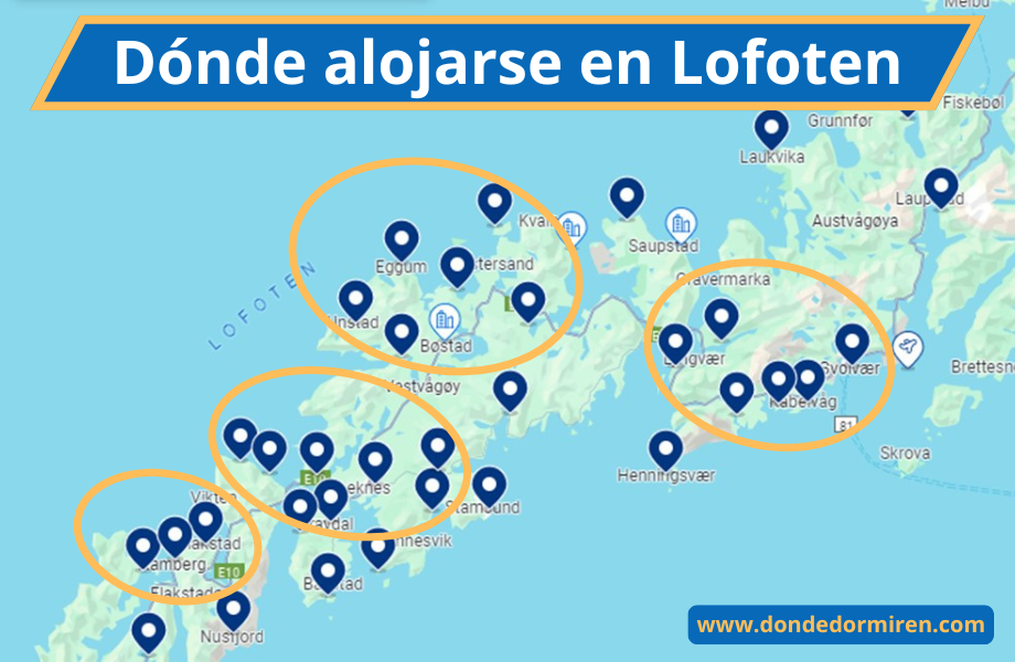 Dónde hospedarse en las Islas Lofoten, Noruega: Zonas Recomendadas y Mejores Alojamientos