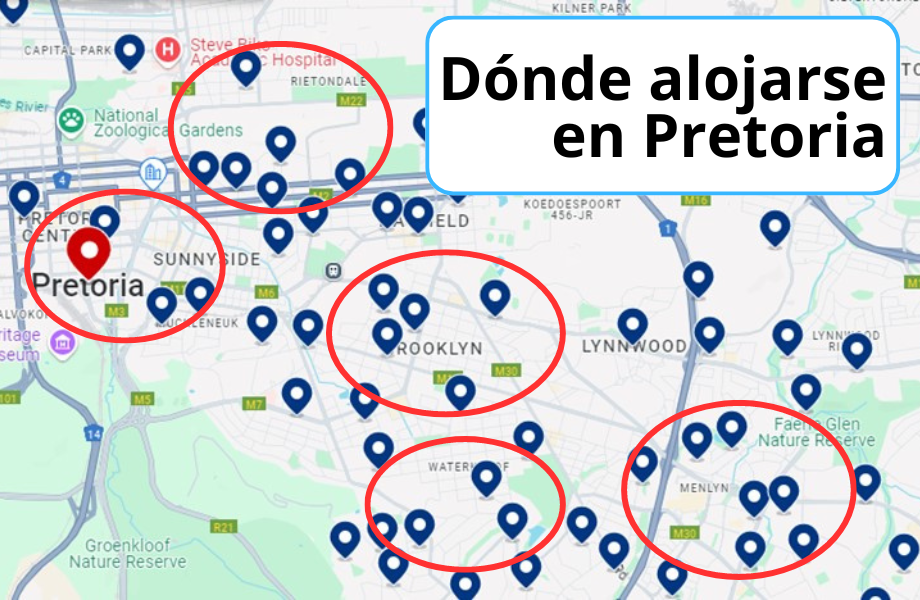 Dónde hospedarse en Pretoria: Mejores Áreas y Alojamiento