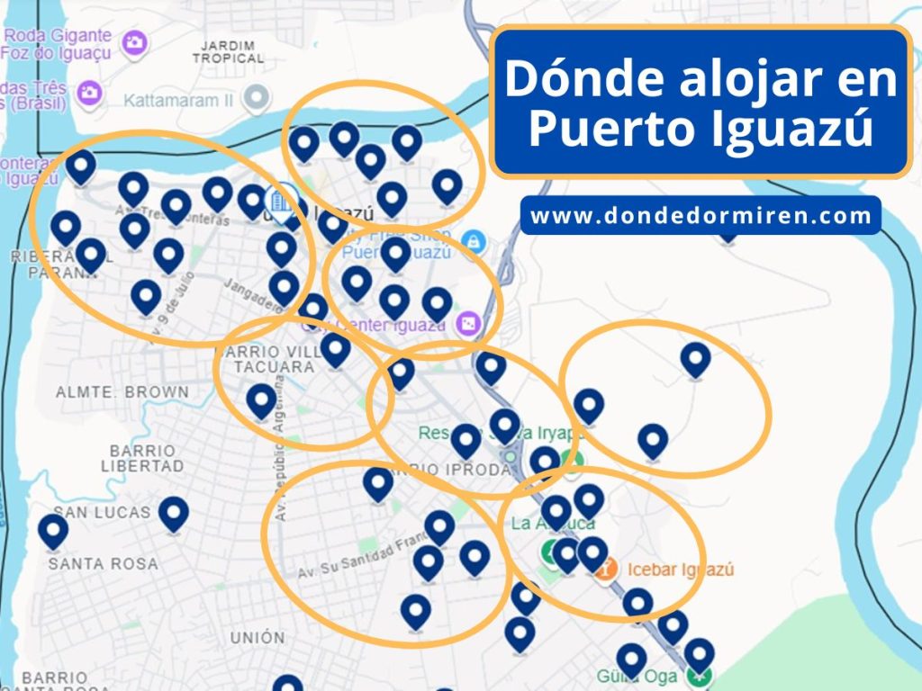 Dónde hospedarse en Puerto Iguazú: Zonas y Hoteles Recomendados