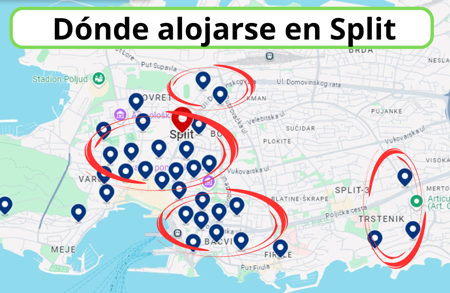 Dónde hospedarse en Split: Zonas y Hoteles Recomendados