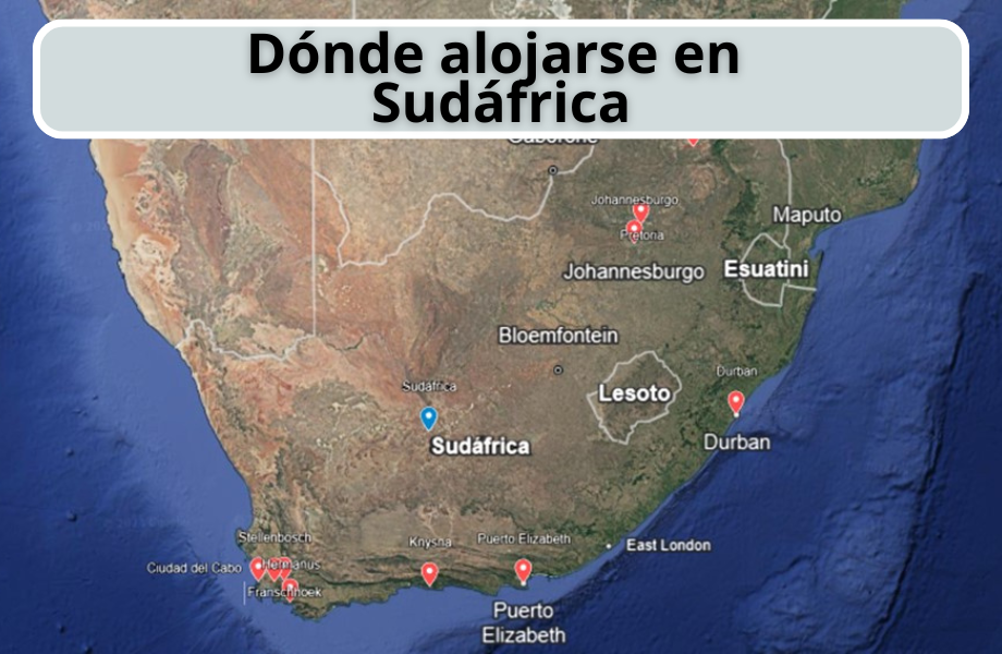 Opciones de Alojamiento en Sudáfrica: Zonas y Hoteles Recomendados