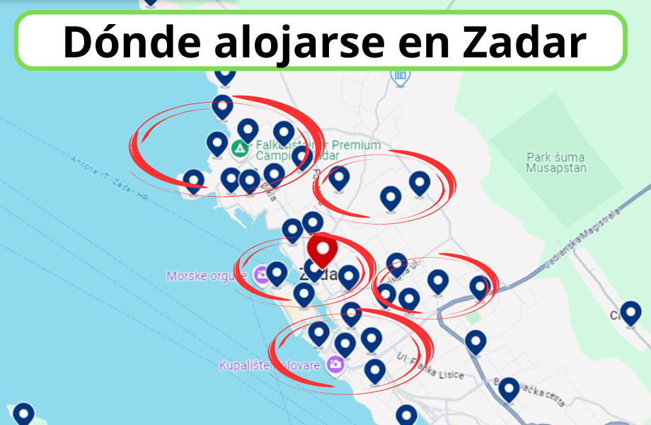 Dónde hospedarse en Zadar: Las Mejores Áreas y Alojamientos