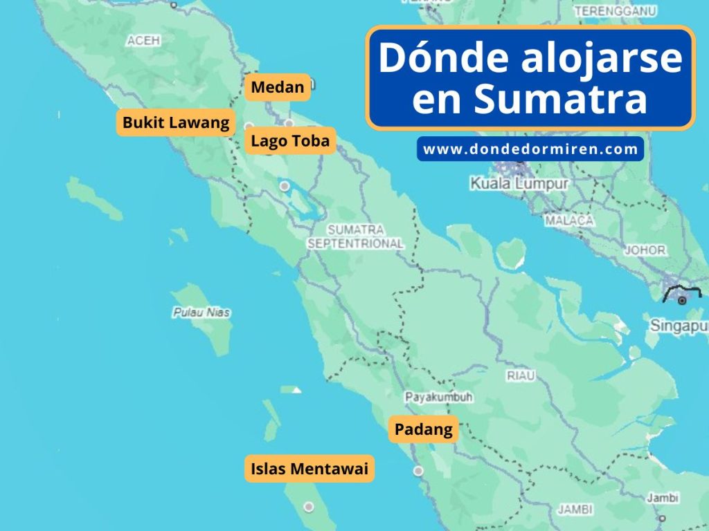 Dónde hospedarse en Sumatra: Las mejores áreas y alojamientos