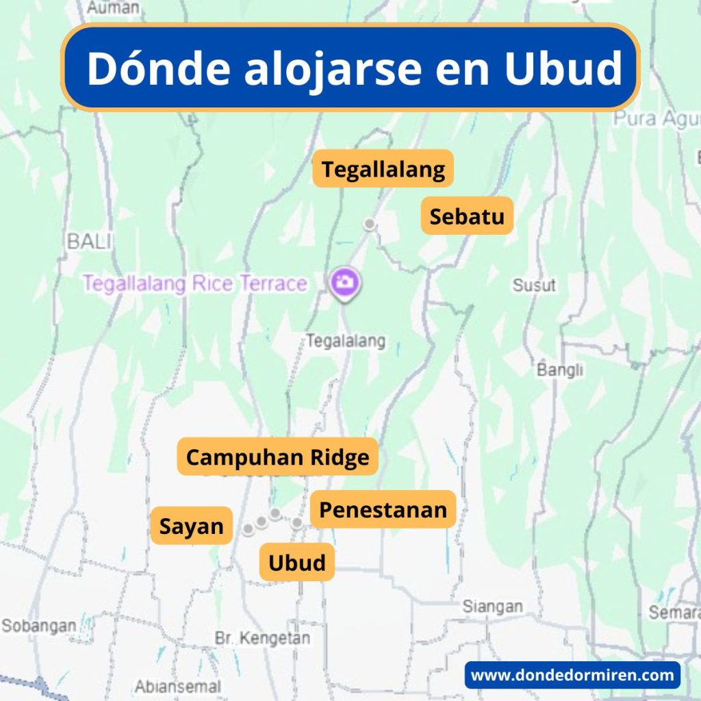 Dónde hospedarse en Ubud: Zonas y hoteles recomendados